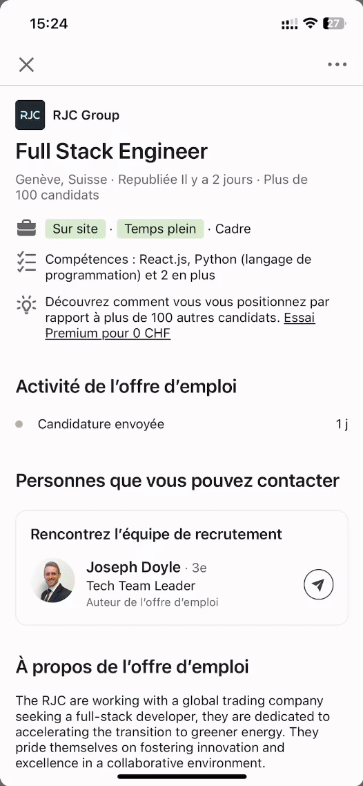 Job Fit Analyzer Preview
